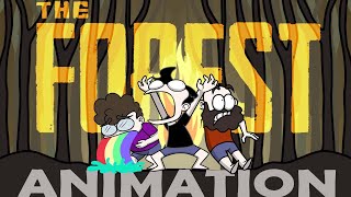 Markiplier AnimationTHE FOREST TAPE 1 [upl. by Vokaay702]