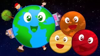 planètes chanson pour les enfants  système solaire rime  apprendre planètes  Planets Song [upl. by Halliday]