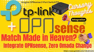 CS8 Use OPNsense with TP Link Omada Switch and Router with Zero VLAN Configuration Change [upl. by Nnednarb923]