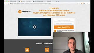 Ist Cryptosoft Betrug Erfahrungen und Test ❌ [upl. by Nylarak619]