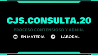 PROCESO CONTENCIOSO Y ADMINISTRATIVO LABORAL [upl. by Berkin]