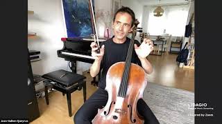 JeanGuihen Queyras Bach Cello Suites  Suite 2 Sarabande Hommage to Ingmar Bergman [upl. by Ittocs]