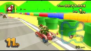 Mario Kart Wii Deluxe With Unrestricted Color Scheme Mod 202 Bowser With Donkey Kongs Vehicles [upl. by Zenas]