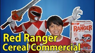 Power Rangers Red Ranger Cereal Commercial [upl. by Ecenahs]