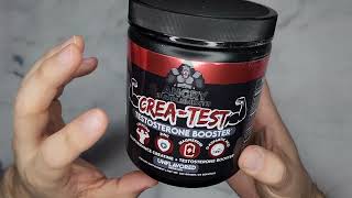 Angry Supplements CreaTest Premium 100 Creatine Monohydrate  Testosterone Booster Powder Review [upl. by Bedell]