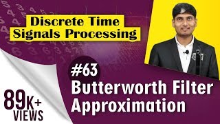 What is Butterworth filter Approximation in Discrete Time Signal Processing [upl. by Doreen]