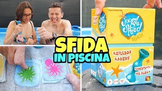 SFIDA IN PISCINA 💦 A JUNGLE SPEED BEACH 🏖️ Occhio alle Carte [upl. by Wivinia]