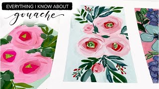 Everything I Know About Gouache For Beginners [upl. by Nylg]