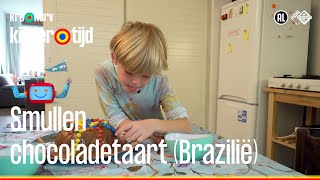 🍽 Kaasballetjes en chocoladetaart uit Brazilië 🇧🇷  Smullen Kindertijd KRONCRV [upl. by Selwyn997]