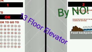 Elevator 13 Floors B  13 By notnt2048 [upl. by Hong61]