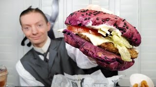 Burger Kings NEW Addams Family Menu Review [upl. by Chappelka]