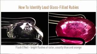 How to Classify a Lead Glass–Filled Ruby by GIA [upl. by Ylrebma]