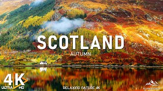 Scotland Autumn 4K UHD  Discovering Autumn in Scotland Lochs Glens and Castles [upl. by Leirum243]