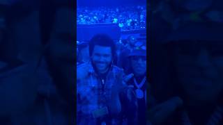 The Weeknd amp Big Hit at the pop out show 😂 [upl. by Etnoled]