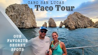 The BEST Tacos in Cabo Taco Tour Birria and Al Pastor Our Favorite Secret Spots [upl. by Alesig]