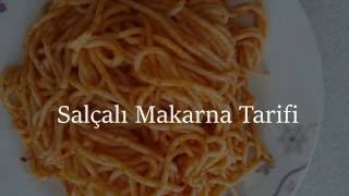 SALÃ‡ALI SPAGETTÄ° NASIL YAPILIRENFES MAKARNA TARÄ°FÄ°2 DAKÄ°KADA DETAYLI ANLATIM [upl. by Maighdiln]