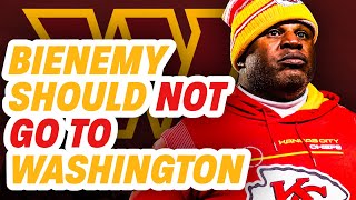 Why Eric Bienemy should NOT take a job with the Washington Commanders [upl. by Atauqal813]