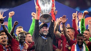 Jurgen Klopp and Liverpool players emotional as they lift Champions League trophy [upl. by Ax142]