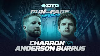 KOTD  CHARRON vs ANDERSON BURRUS I RapBattle Full Battle [upl. by Luthanen865]