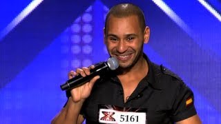 تجارب الأداء محمد الريفي الصوت الفريد  The X Factor 2013 [upl. by Assirem854]