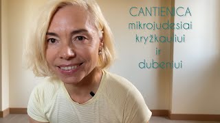 CANTIENICA mikrojudesiai kryžkauliui ir dubeniui [upl. by Yanahc848]