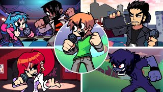 Friday Night Funkin  Scott Pilgrim Gets His Groove CANCELLED Scott Pilgrim Mod [upl. by Schertz]