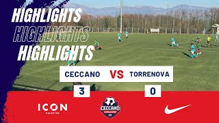 Ceccano Calcio 1920  Atletico Torrenova 30 Highlights [upl. by Frye]