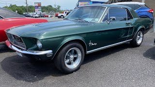 Test Drive 1968 Ford Mustang SOLD 17900 Maple Motors 2094 [upl. by Birkle]