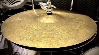 K Zildjian Istanbul 14” Old Stamp Hi Hats IVa 708g  IIIb 1172g  SOLD [upl. by Jerz]