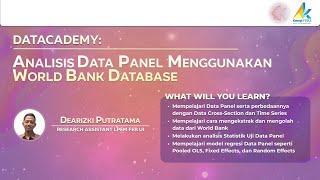 DatAcademy Analisis Panel Menggunakan World Bank Database [upl. by Grant]