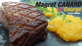 Recette Magret Canard amp Courge Muscade  Cook e Club [upl. by Naujet826]