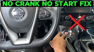 Nissan Altima 2020 push button starting problem solve  No Crank No Start [upl. by Ahsitam264]