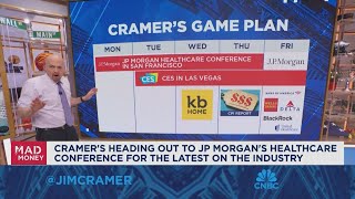 The JPMorgan healthcare conference will be marketmoving says Jim Cramer [upl. by Nealon394]