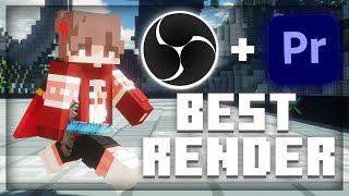 BEST RENDER │ obs amp premiere pro settings [upl. by Nabru]