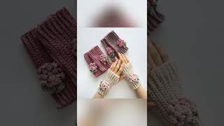 Elegant Embroidery amp Cozy Crochet Winter Glove Ideas  style scope studio [upl. by Urbannal]