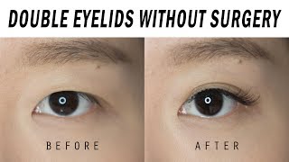 HOW TO USE EYELID TAPE  My Eyelid Tape Routine  EVELYN YE [upl. by Ojeillib]