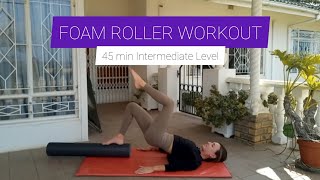 Pilates Foam Roller Workout [upl. by Adnohsek]