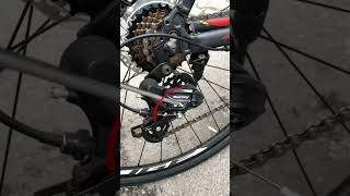 Cycle Rear Derailleur Chain Drop Problem Fix At Home Made Easy shorts [upl. by Eahsed]