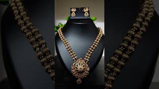 To order this beautiful neckpiece 9345843750fashiontrends fashionaccessories imitationjewellery [upl. by Neibaf960]