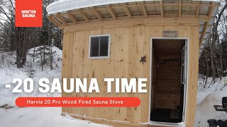 20 Sauna  Harvia 20 Pro Wood Fired Stove [upl. by Nho]