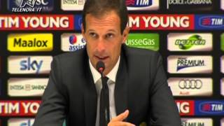 Allegri lite con Robinho quotMi ha fatto perdere un cambioquot [upl. by Airemahs]