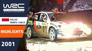 Rallye MonteCarlo 2001 WRC Highlights  Review  Results [upl. by Henryk]