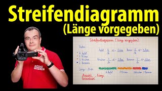 Streifendiagramm erstellen  Länge vorgegeben  einfach erklärt von Lehrerschmidt [upl. by Sorrows]