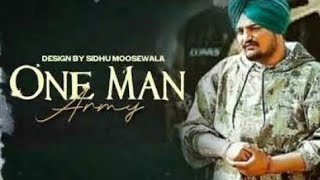 ONE MAN  SIDHU MOOSE WALA  OFFICIAL VIDEO  NEW SONG SIDHU MOOSE WALA  SIGN TO GOD  SONG 2023 [upl. by Swagerty487]