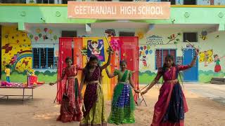 Chogada tara song dance performance by Geethanjali high school students proddatur [upl. by Jamil]