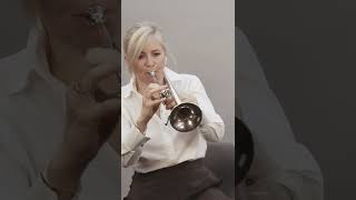 English trumpet virtuoso Alison Balsom plays Haydns groundbreaking Trumpet Concerto Shorts [upl. by Bohon770]