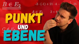 Liegt der Punkt auf der Ebene  3 Aufgaben  HOW TO MATHE ABI 2024 Vektorrechnung [upl. by Harima253]