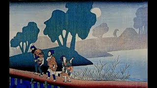 Tsukimi  den Mond betrachten Utagawa Hiroshige [upl. by Htial]