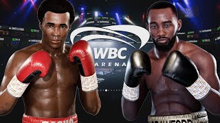 Sugar Ray Leonard vs Terence Crawford  Undisputed ESBC Gameplay [upl. by Tawney]