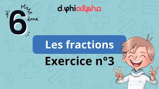 Exercice corrigé  Fractions 6ème [upl. by Poppy]